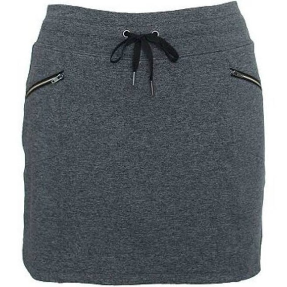Tangerine Pants - Tangerine heather charcoal tennis skort